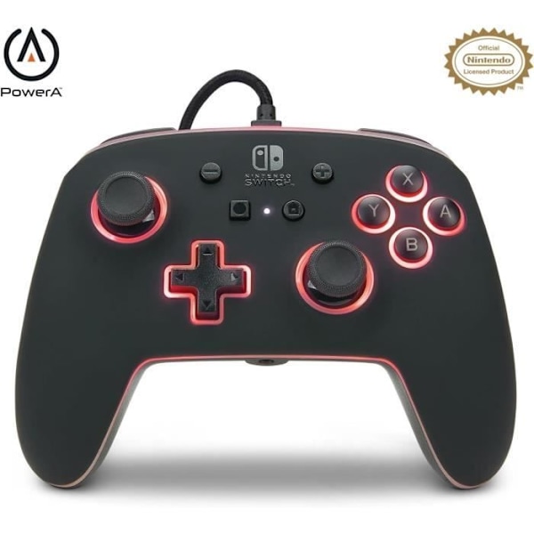 Manette Filaire - POWER A - Nintendo Switch - Spectra 8 anpassningsbara färger