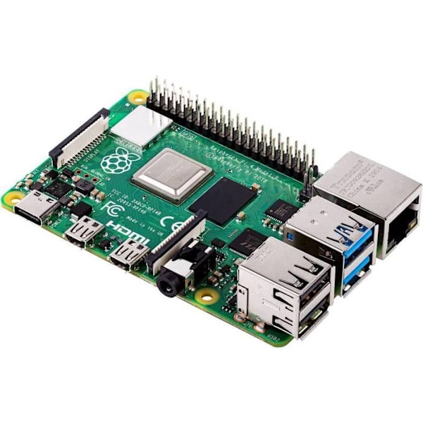 Utvecklingskort - Raspberry Pi - Modell 4 - 2GB - ARM Cortex-A72 - 4 kärnor