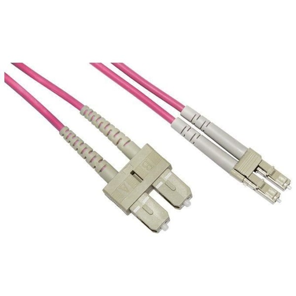 Länk LKLCSC4505 LC A SC Multimode Duplex OM4 fiberoptisk kabel 50-125m 5m