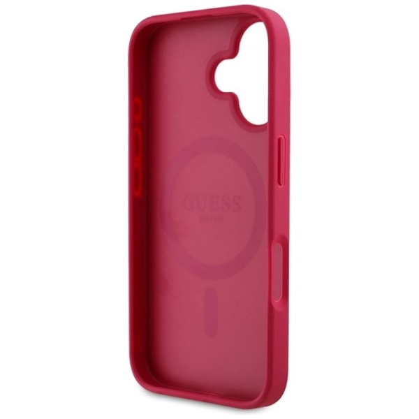 Fodral för iPhone 16 - Guess - fuchsia fuchsia