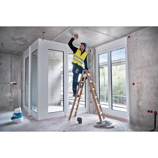 Laser - BOSCH - GCL 2-50 G - 2 punkter och 2 linjer - IP 64 - Räckvidd 10 m