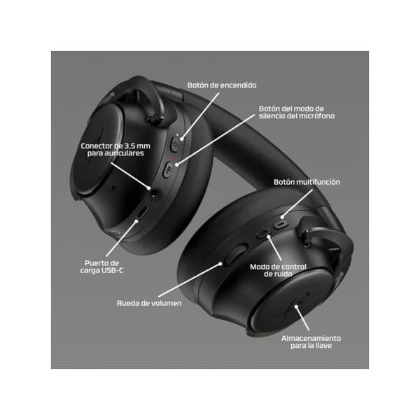 Gaming headset - HYPERX - Cloud MIX 2 - Bluetooth - Bullerdämpning - Batteritid 110h nigga