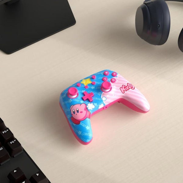 Spelkontroll - POWER A - Kirby - Trådad - USB-kabel 3m - 2 programmerbara knappar Kirby
