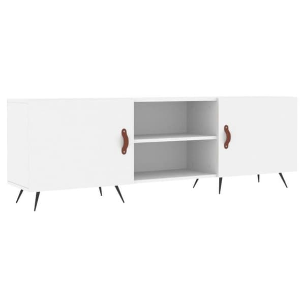 vidaXL TV-skåp Vit 150x30x50 cm Konstruerat trä 829068 Vit