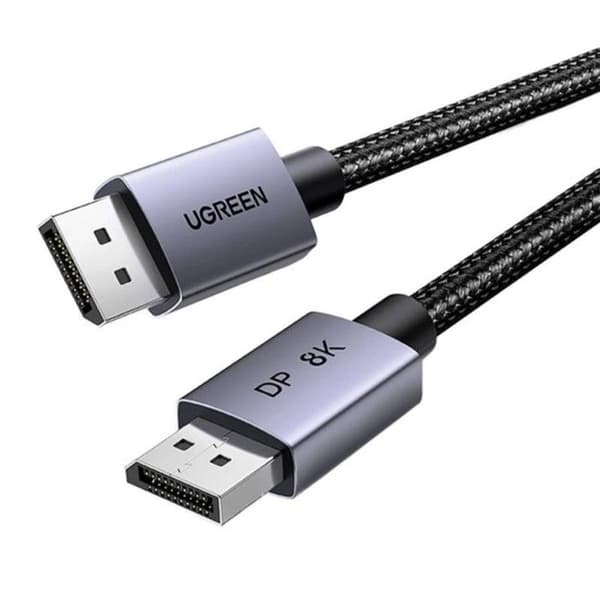 Ugreen DP120 8K 2m DisplayPort-kabel 1.4 Svart