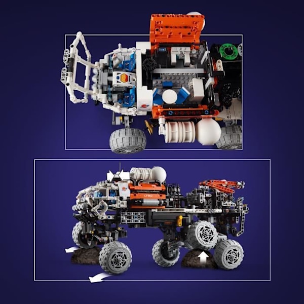 LEGO Technic 42180 Bemannad Mars Exploration Rover, leksak med rymdtema Flerfärgad