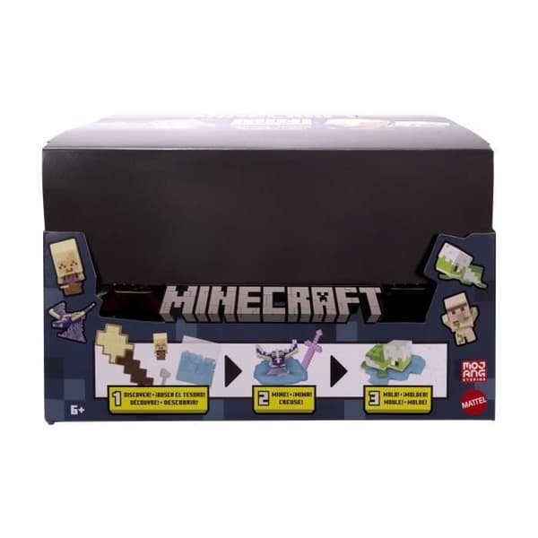 Minecraft Mini-Huvuden Modulerbara - Sortiment av figurer - Minecraft - HTK99 (slumptal modell) Flerfärgad