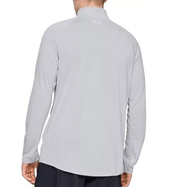Sportblus - UNDER ARMOR - Herr Tech 2.0 - Långa ärmar - Grå - Andas Grå M