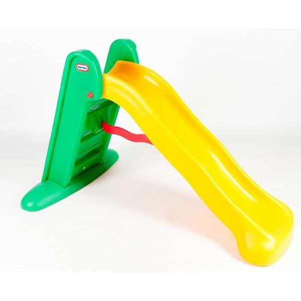 Slide - LITTLE TIKES - Stor grön vikbar rutschkana - För barn - 3 år och över - 14 kg