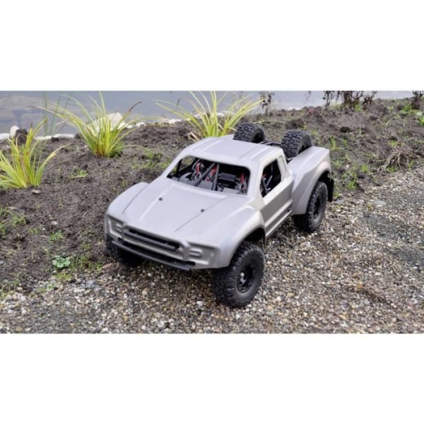 Kortkurs 4WD elektriskt RC-fordon - AMEWI - Amewi SC12 - Silver - Klar att köra Pengar