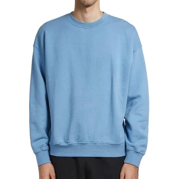Färgglad standard klassisk ekologisk tröja - Seaside Blue - M
