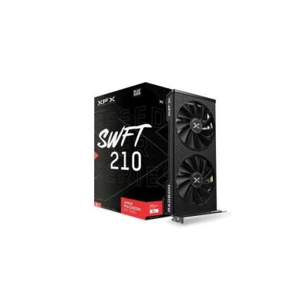 XFX SPEEDSTER SWFT210 AMD Radeon RX 7600 Core Gaming 8GB GDDR6 grafikkort