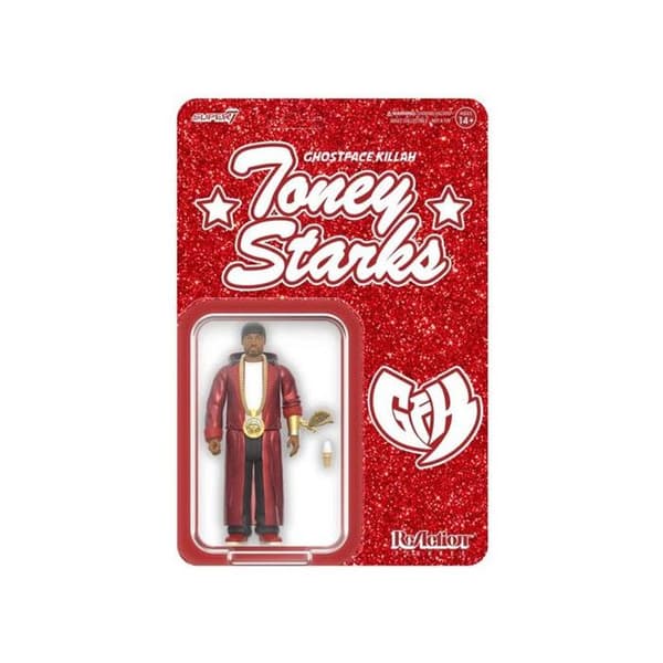 Figurine Ghostface Killah Toney Starks - Super 7 ReAction Figurer
