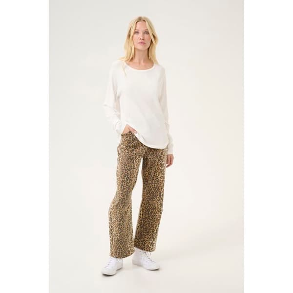 Pullover dam CULTURE Annemarie Solid vår gardenia M