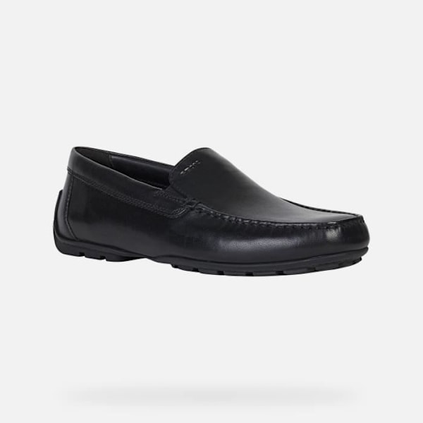 Loafers - Geox - U MONER 2FIT - Läder - Herr - Svart Svart 41 1/2