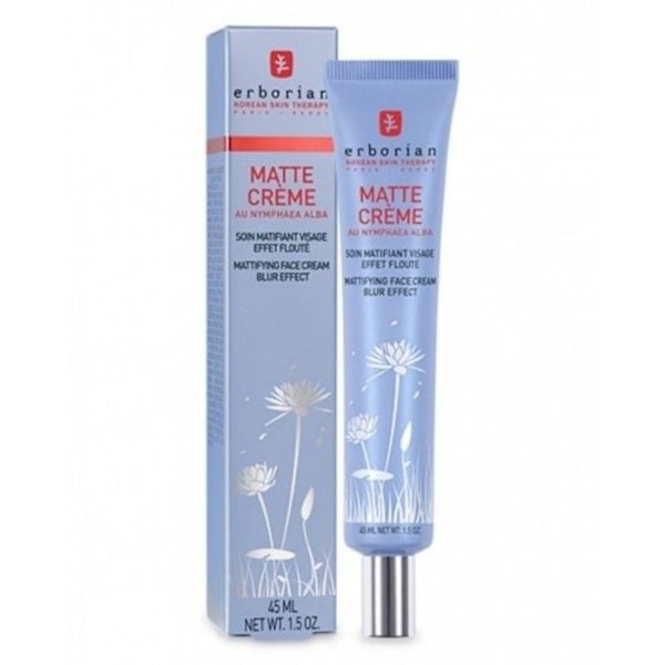 Matte ansiktsbehandling - ERBORIAN - Matte Crème - 45ml - Utydlig effekt - Uten parabener