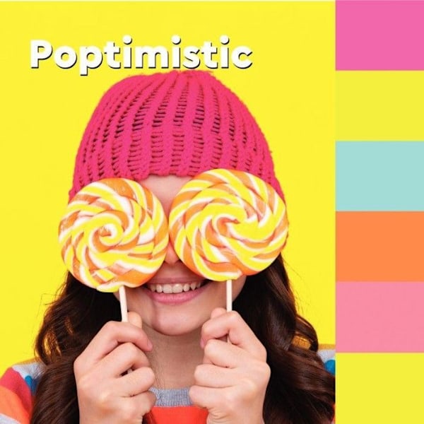 "Flyttbara anteckningar - Poptimistic - 76 x 127 mm - 12-pack - 100 ark - 5 assorterade färger" Rosa kraft, syrlig grön, aqua blå, 