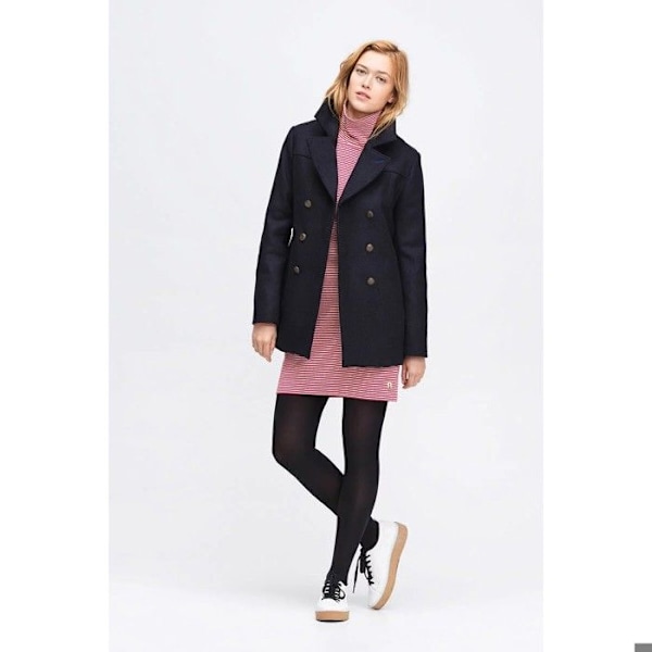 Manteau caban damkläder Armor-Lux pointe du raz svart 38