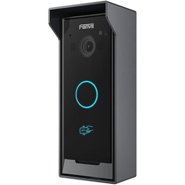 IP-videotelefon - FANVIL - i60 - PoE - RFID - Nattvision - LED-belysning Svart
