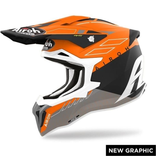 Airoh Strycker Skin motocrosshjälm - matt orange - S matt orange XS