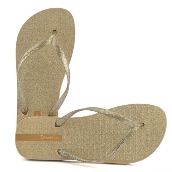 Infradito - Ipanema - Glitter Gold - Caoutchouc - Kvinna - Vuxen Guld 41 1/2