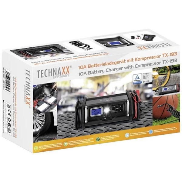 Technaxx TX-193 4999 Laddare - Vit - 12 V, 6 V - Elektrisk