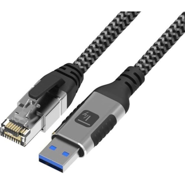 Kabel - nätverksadapter - telekom Techly - ICOC U3A-RJ45-010 - USB-A till Gigabit Ethernet RJ45 nätverkskabel 1 m