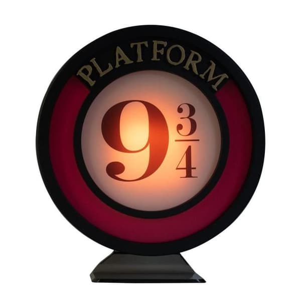 Harry Potter Platform 9 3/4 20 cm stämningslampa - BLUE SKY STUDIOS Blå