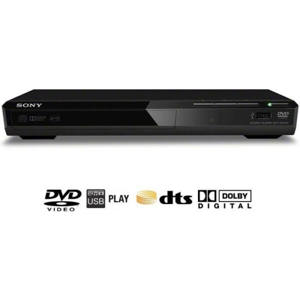 SONY DVP-SR370B DVD-spelare