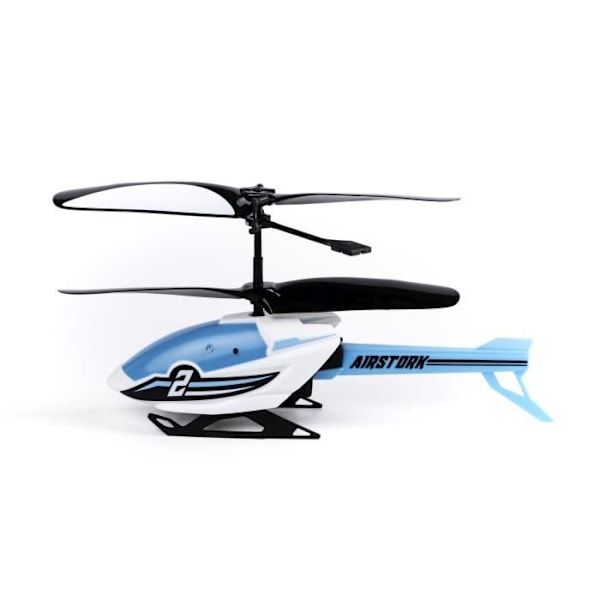 FLYBOTIC - Air Stork - 18 cm fjärrkontrollhelikopter - 2-kanals infraröd teknik inomhusflyg - åldrar 10+ -
