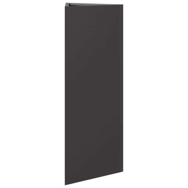 vidaXL Svart triangulär växtlåda 30x26x75 cm stål, utomhusväxtlåda, blomlåda, trädgårdslåda, växtlåda 851143