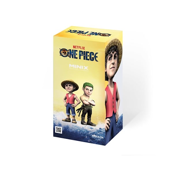 Figurin - Minix - One Piece - Monkey D Luffy Flerfärgad