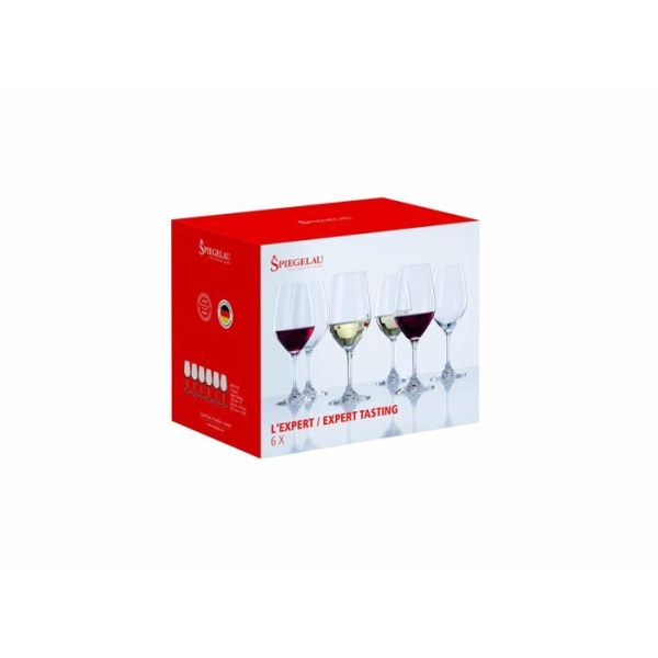 Spiegelau - 4630181 - - Nachtmann, Set med 6 provningsglas, vinglas, kristallglas, 260 ml, specialglas,