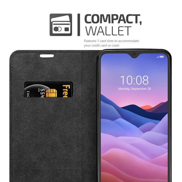 Cadorabo Fodral för ZTE Blade V2020 SMART i APPLE RED Magnetisk stängning Skyddsöverdrag