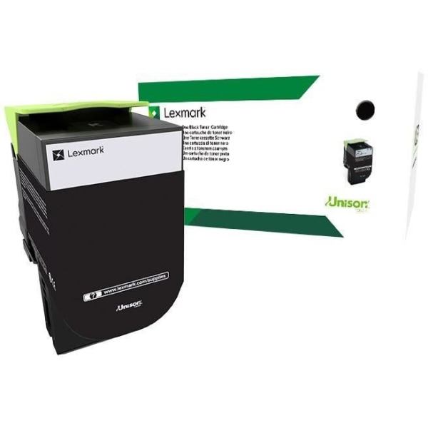 Långvarig svart tonerkassett - Lexmark C232HK0 - Hög kapacitet - 3000 sidor
