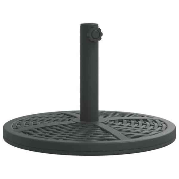 Parasolbas med stolpar Ø38 48 mm 12 kg rund