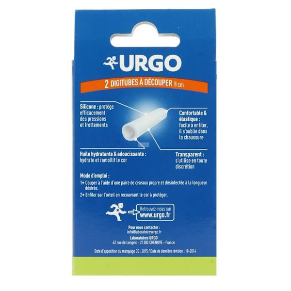 URGO CORS PROTECTION x 2 DIGITUBER ATT SKÄRA