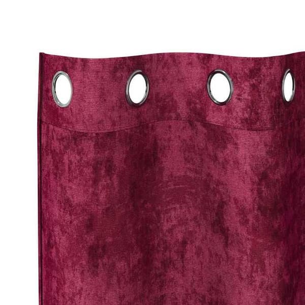 vidaXL Sammet Gardiner 2 st Bordeaux 140 x 140 cm Sammet 4107643