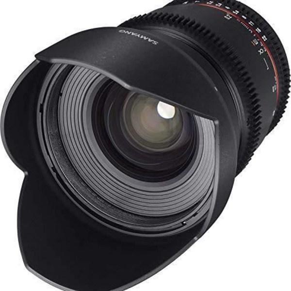 SAMYANG 16mm T2.2 VDSLR ED AS UMC CS II Lins Svart Svart