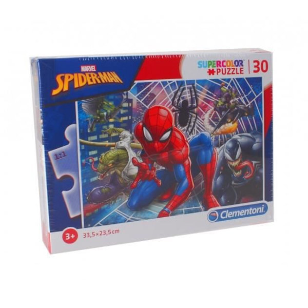 Clementoni-pussel SuperColor-pussel Spider-man 30 bitar Flerfärgad