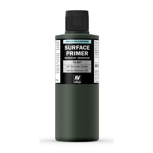 Vallejo Polyurethane Primer - Brons Green - 200ml - VAL74607