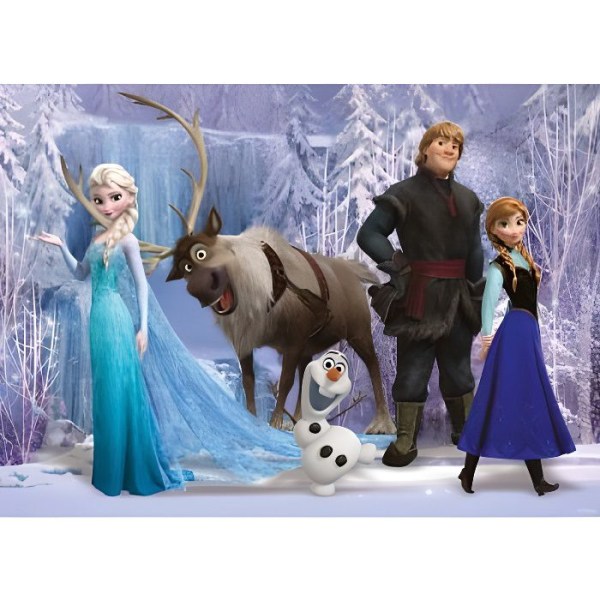 100 bitar XXL-pussel - RAVENSBURGER - Frozen the Snow Queen - Flerfärgad - För barn från 6 år och uppåt