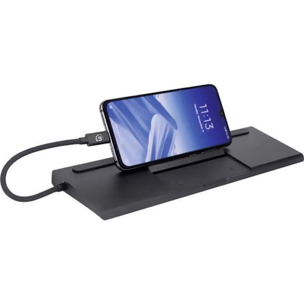 USB-C-dockningsstation - MANHATTAN - 153478 - Svart - Flerbildskärmar - Snabbladdning