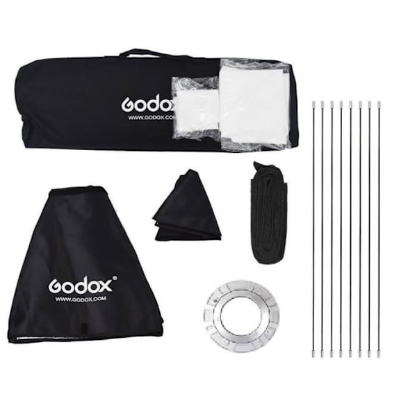 Godox Octa 140 Octagonal Softbox - Svart - Bowens Mount - 140 cm
