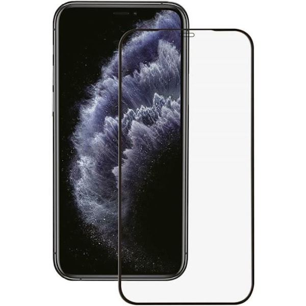 VIVANCO Skärmskydd Glas till Apple iPhone 11 - Svart - Reptålig Svart