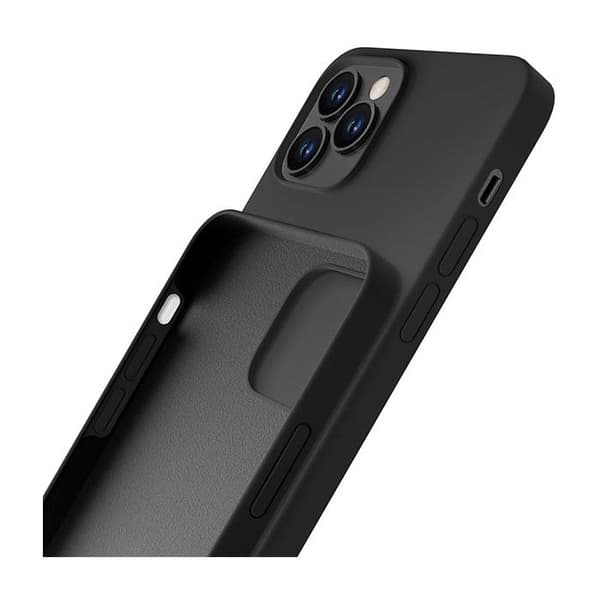 Skyddsfodral för iPhone 12 Pro Max 3MK Silikon Svart
