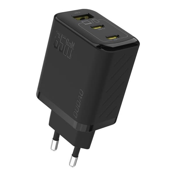 Väggladdare A29 GaN USB-C/USB-A 65 W - Svart