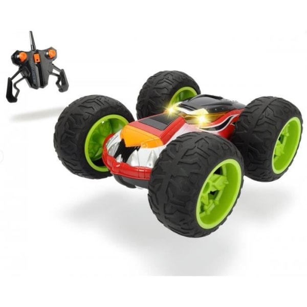 Dickie Toys Dickie Toys Action Cars RC Monster Flippy, Crossover-bil, 1:14, Klar att köra (RTR), Svart, Röd, Inomhus