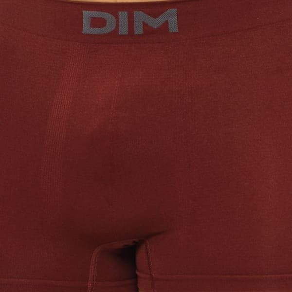 Pack av 2 Unno Basic sömlösa boxers D05HH för män - Grå vinröd Granatgrå jag