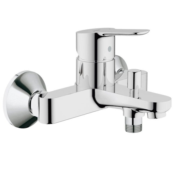 Engrepps bad-/duschblandare - GROHE - BauEdge - Krom - Handdusch - Vattenbesparande